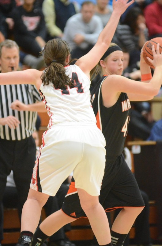 Nikki Grose, shown in a recent game at NorthWood, will be a key player for Warsaw when sectional play begins Tuesday night. The No. 9 Tigers face Elkhart Memorial at Concord.