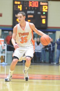 Jordan Stookey had a game-high six assists to help Warsaw outlast Elkhart Central Tuesday night in sectional action in North Side Gym.