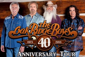 The Oak Ridge Boys - photo + 40th Anniversary Tour Logo