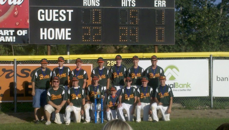 The Indiana Heat 14U baseball team shown above went 5-0 in the Warsaw Invitational to conclude its season (Photo provided by Scott Baker)