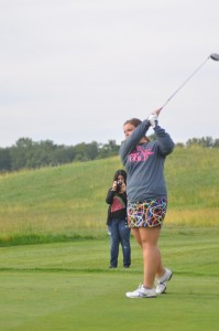 Senior Elizabeth Meadows shot a season low 39 Tuesday to help host Warsaw defeat Whitko (Photo by Amanda Farrell)