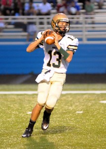 Wawasee quarterback Gage Reinhard will try to help his team snap a three-game losing streak at NorthWood Friday night (File photo by Mike Deak)