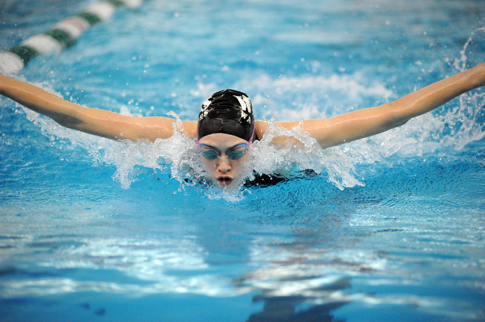 Wawasee freshman Paige Miller has been breaking records all season, including five at the Concord Sectional last weekend. Freshmen across the area have followed suit. (Photos by Mike Deak)