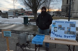 Denny Farms provided event goers with a look at how maple syrup is made during March's First Friday. (Photo by Alyssa Richardson)