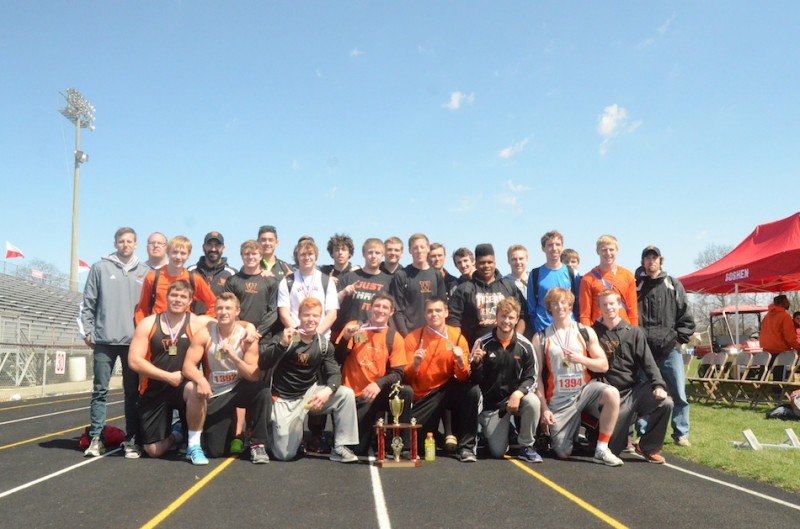 The Warsaw boys track team won Class A championship Saturday at the Goshen Relays.