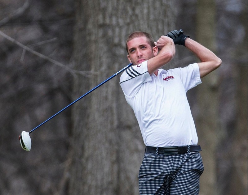 Grace College senior Caleb Rovenstine competed in the Crossroads League Tournament