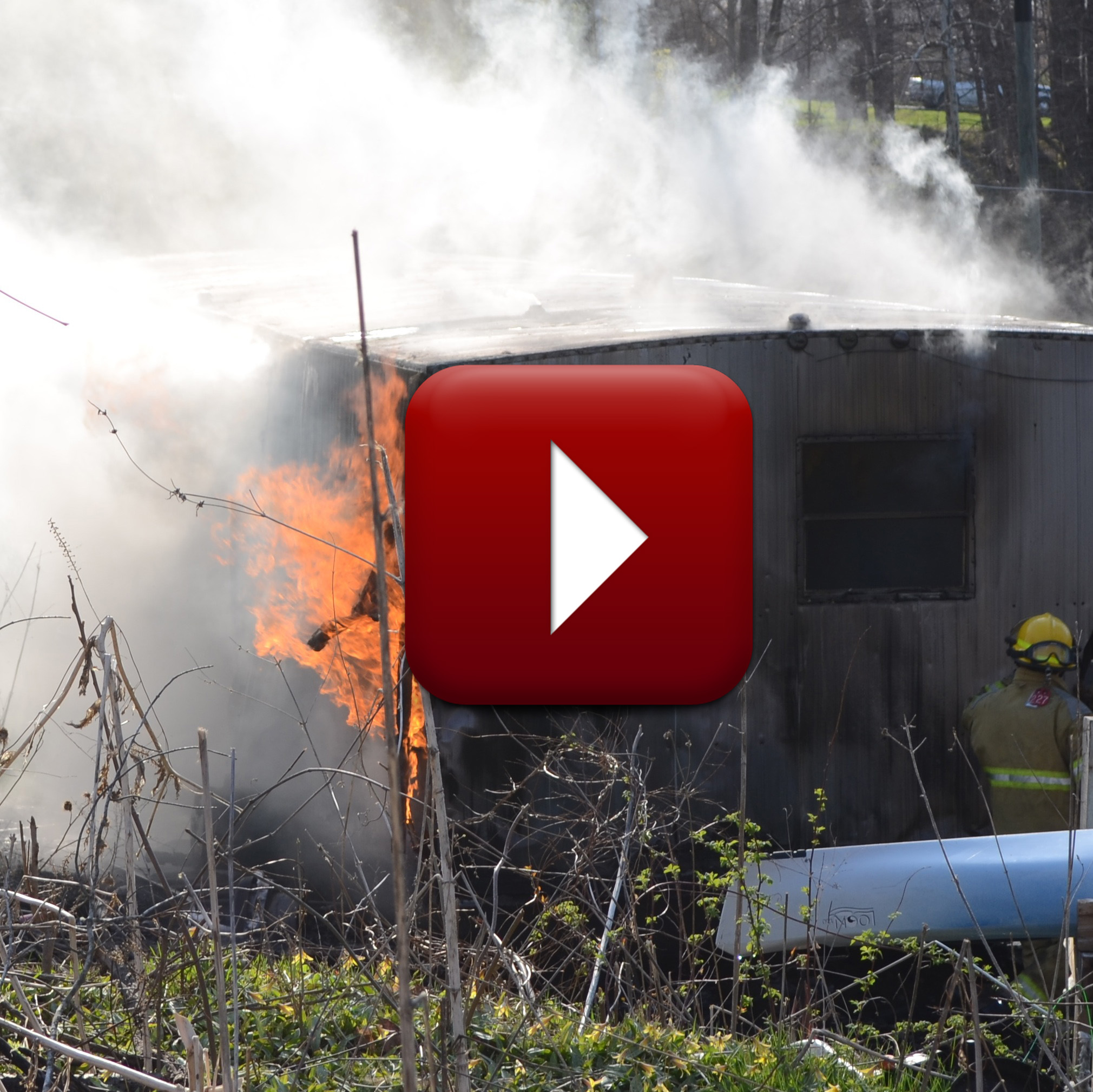 Trailer Destroyed In Saturday Fire – InkFreeNews.com