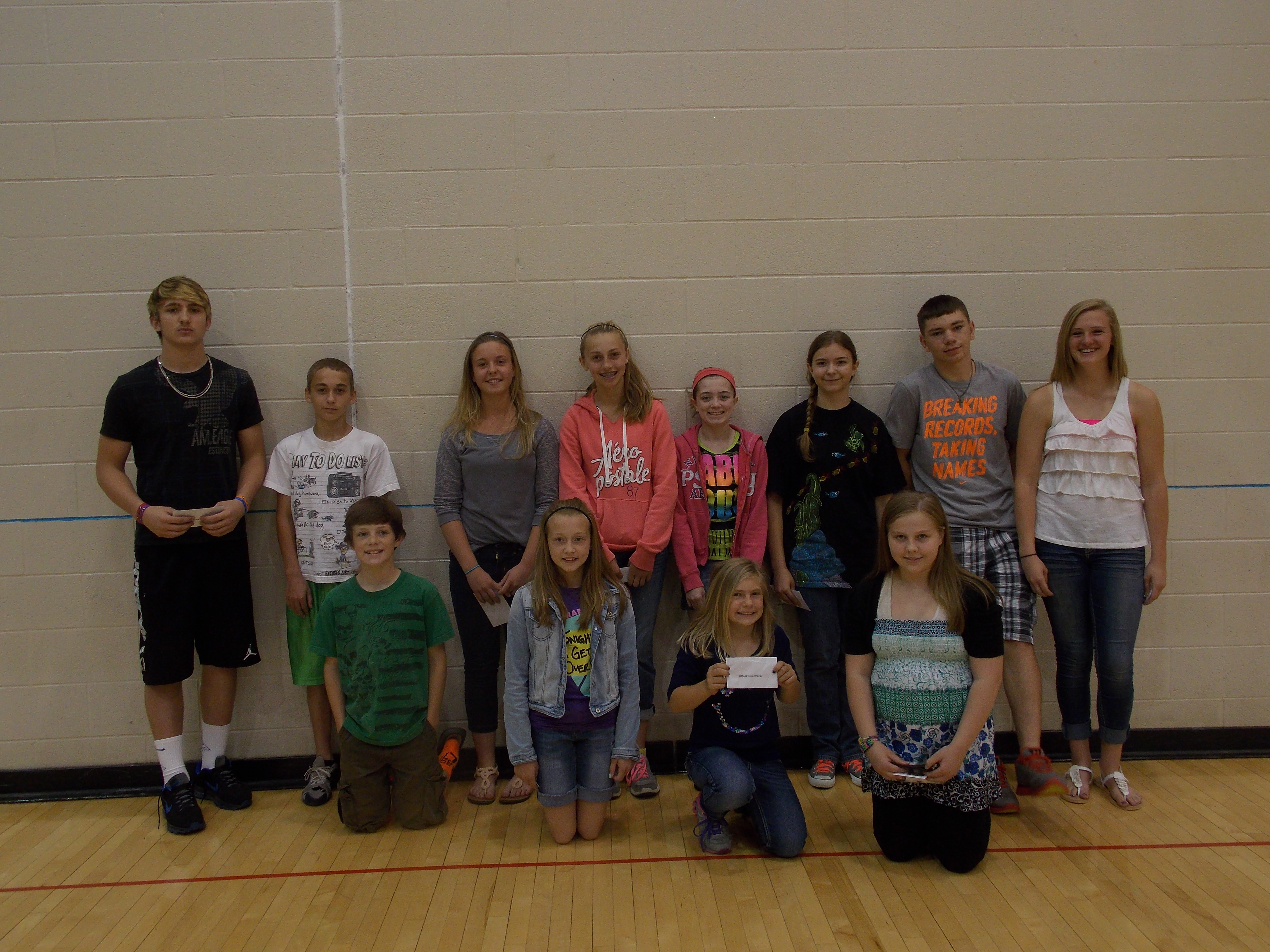 Back Row (from left): Chaz Stanley, Tristan Baxter, Lexi Hall, Kayla Shipper, Jenna Brubaker, Nicole Lawson, Hunter Reed and Reannon Hopkins. Front Row (from left): Kaden Templeton, Claire Keirn, Bailey Wright and Makayla Compton. (Photo provided)