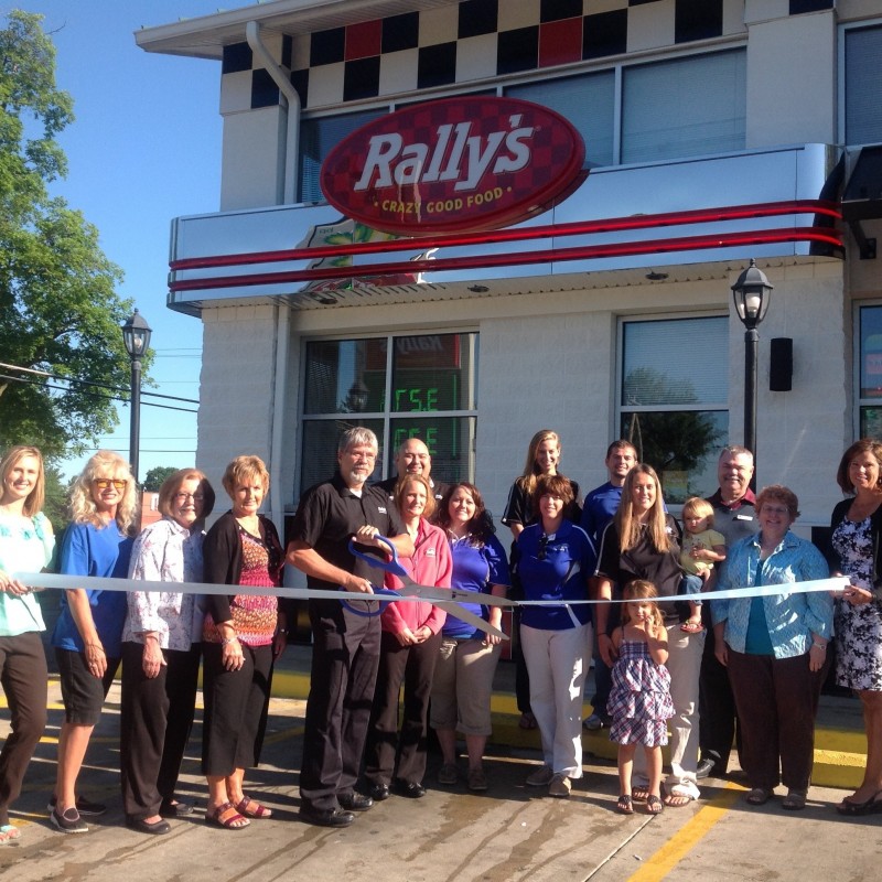 Front row (from left): Gina Clevenger, Warsaw Chamber of Commerce; Jennifer Manwaring, Anderson Greenhouse; Cindy Dobbins, Warsaw City Council; Becky Plumber, Staffmark and ambassador, WKCOC; Jim Woods, Good Oil Company, Rallys; Tracee Rodriguez, Rally's; Amanda Greer, Good Oil; Laurie Henry, Good Oil; Mikki Earp Good Oil, Macy and Madison Earp; Joni Truex, Builders Association of Kosciusko/Fulton County; Renee Salyer, WKCOC. Second row:  Daniel Hernandez, Rally's; Courtney Golding; Good Oil; Wyatt Good; Good Oil; Chris Mahan, Mahan Group and ambassador WKCOC. (Photo by Carl Lauster)