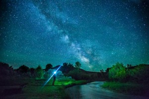 One of the several beautiful night shots from a camp spot along the path of the Tour Divide. (Photo by Mason Geiger)