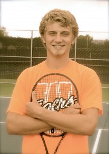 Warsaw senior Sam Rice will hold down the No. 1 singles role again for the Tigers. (Photo by Scott Davidson)