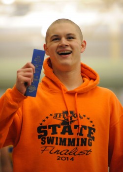 Warsaw senior Josh Miller will work in the 100 freestyle after winning at the Warsaw Sectional.