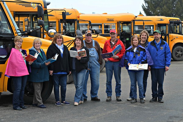 Pictured left to right:  Laura Baker, Karen Meister, Maureen Lemler, Shannon Stevens, Larry Layman, Rich Walter, Davi Slabaugh, Claudia Senff, Bob Dodge