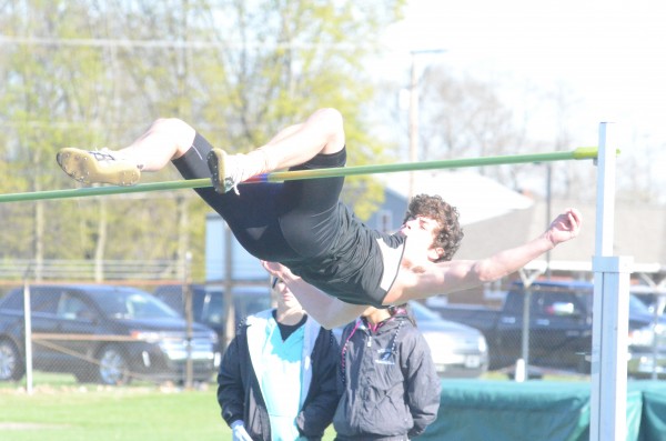 Brock Riley took second place in the high jump for the Tigers.