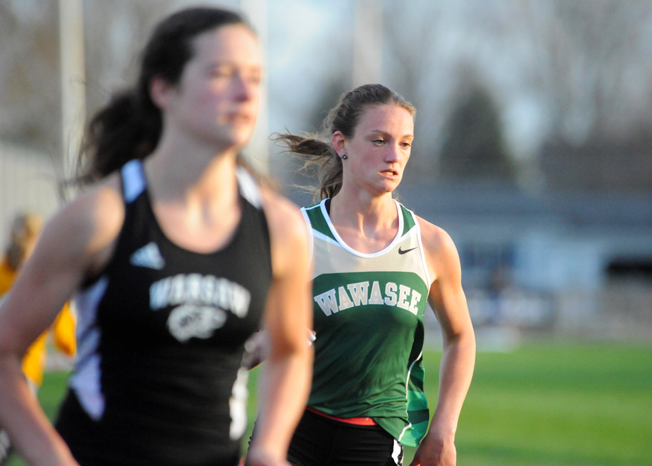 Freshman Hannah Marie Lamle of Wawasee will compete in the 300 hurdles at the Warsaw Regional Tuesday night (File photo by Mike Deak)