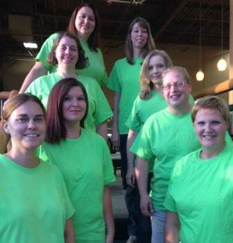 Pictured in front from left are Laurie Victa and Allison McSherry. In the second row are Ruth Banghart and Michele McCrum. In the third row are Kris Stitcher and Angela Hidlebaugh. In back are April Nelson and Rebecca Monsma. Not pictured are Joye Andrews, Hailey Barger and Kari Zielasko. (Photo provided)