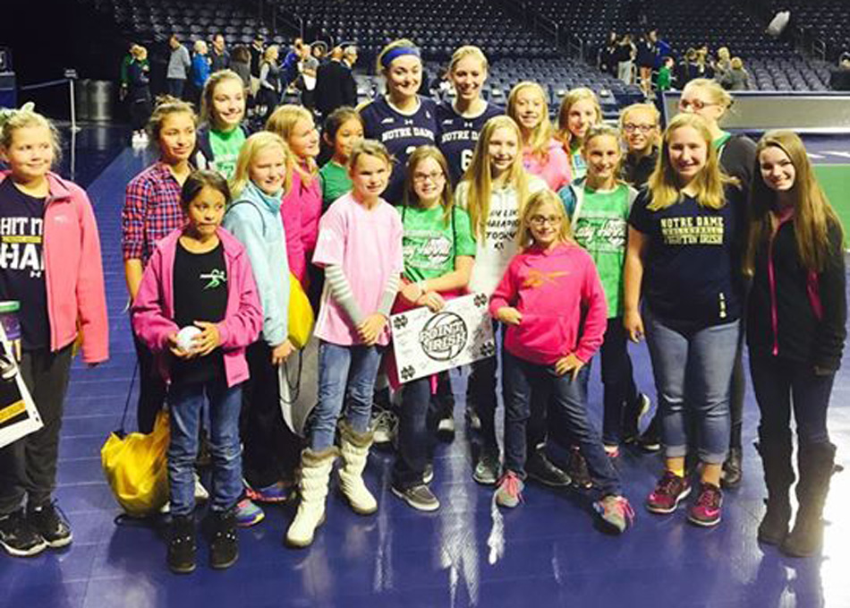 October 4, 2015 @ Notre Dame volleyball #2