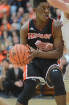 Paul Marandet goes strong to the hoop Friday night. 