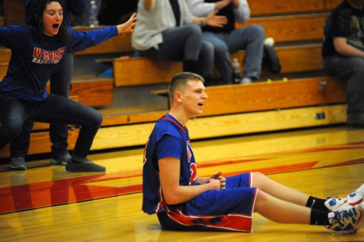 River West wasn't alone in reacting to being fouled on a three-point make in the fourth quarter.