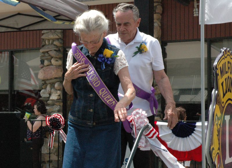 2016 Milford Fest Senior King and Queen, Jesse (Bud) and Shirley Beer