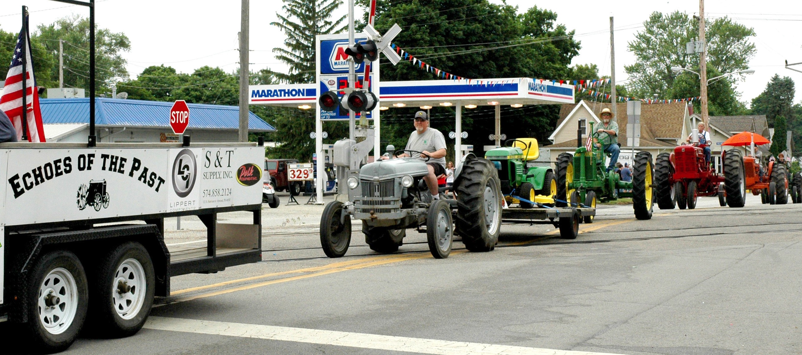 Visitors Line Main Street For The Mentone Egg Festival