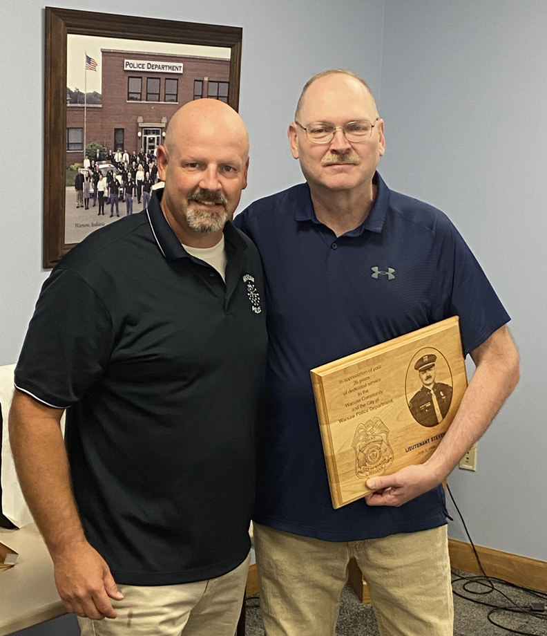 After 36 Years, Warsaw Police Lt. Steve Rockey Is Retiring ...