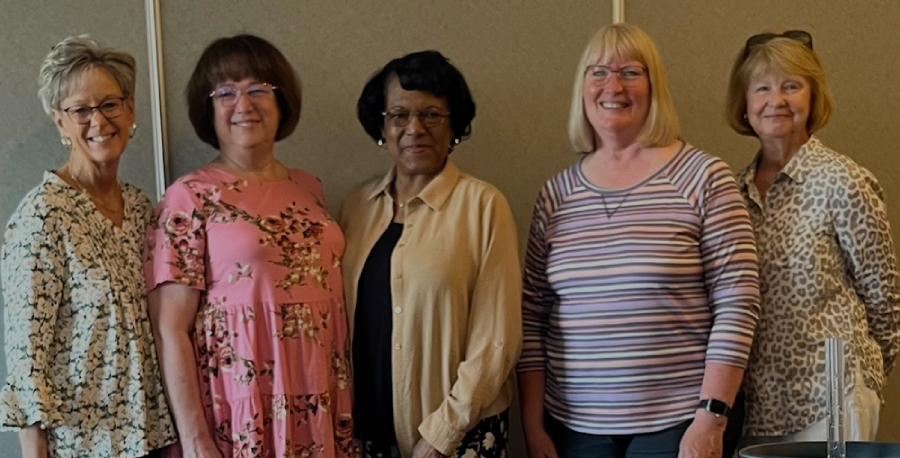 Monica Smith, Elisa McPherson , Marsha Cook, Judy Becker, Deb Blatz